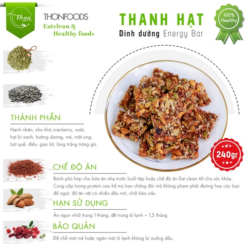 Thanh hạt dinh dưỡng